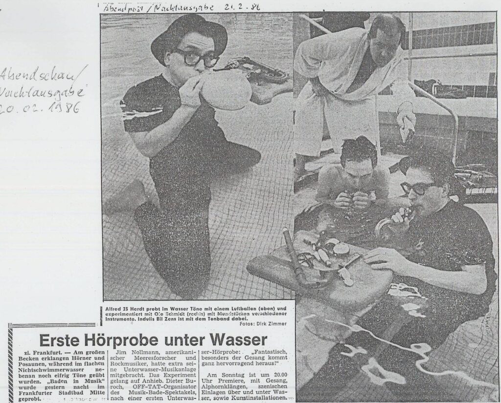 1986 1 Erstes Frankfurter Unterwasserkonzert